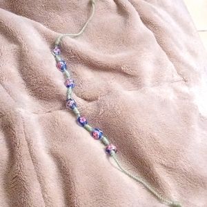 Handmade Bracelet with florar detail